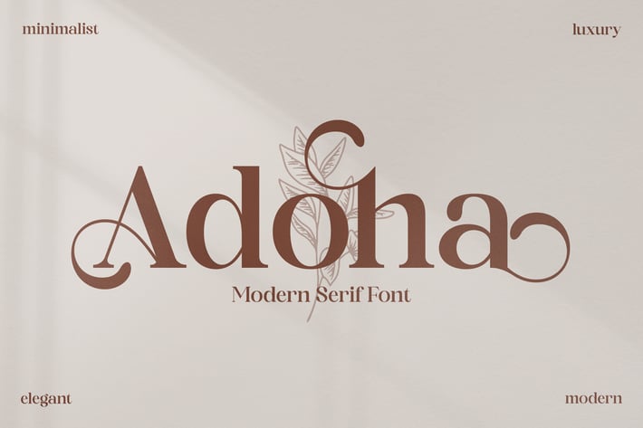 Adoha Modern Serif Font