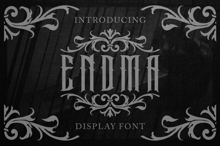 Endma Display Font