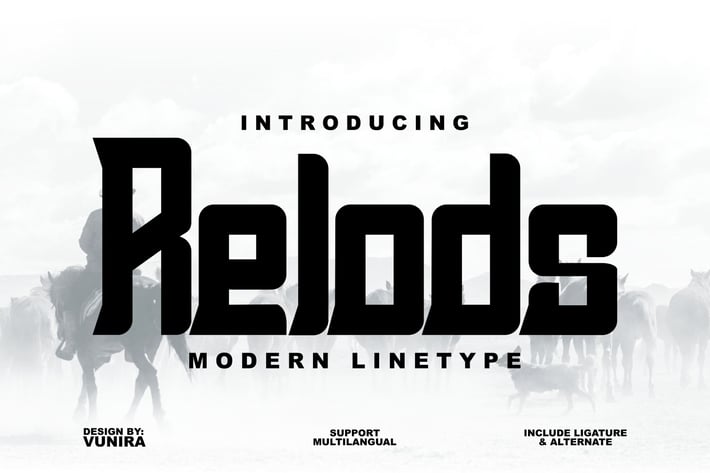 Relods | Modern Linetype