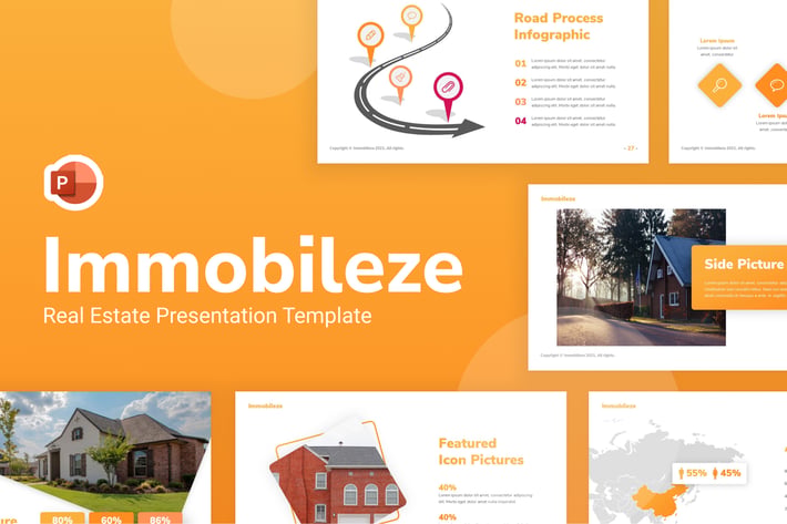 Immobileze Real Estate Powerpoint Template