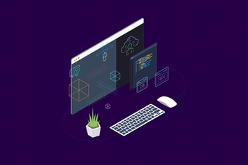 Blockchain Platform Isometric Illustration 9