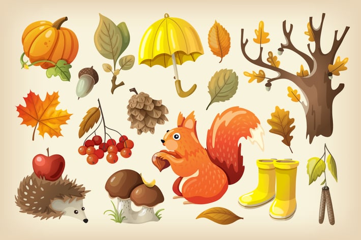 Cozy Colorful Autumn Set