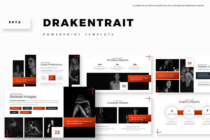Darkentrait - Powerpoint Template