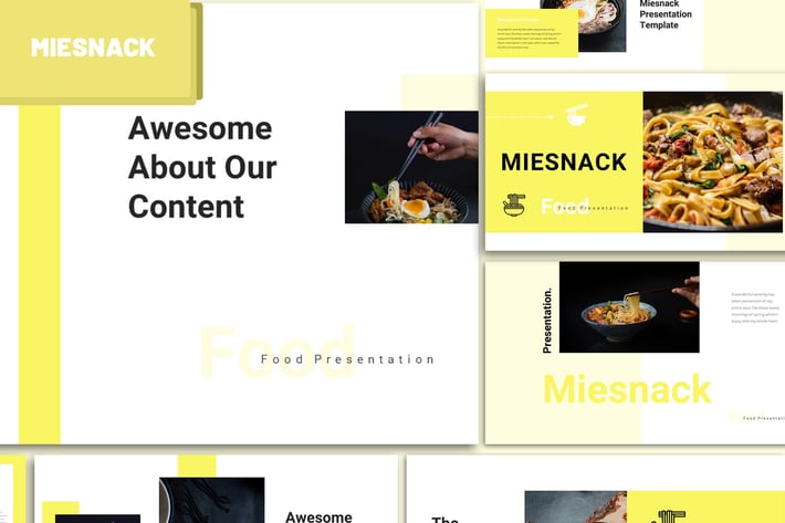Miesnack - Food Presentation Keynote Template