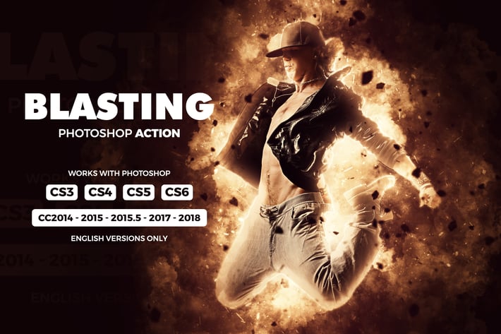 Blasting Photoshop Action