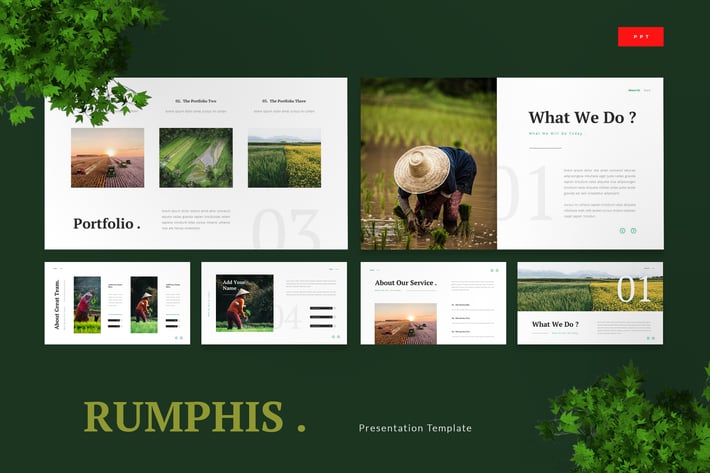 Rumphis - Farming Agriculture Powerpoint Template