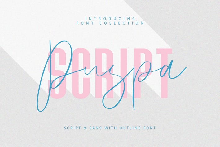 Puspa Script Sans Font