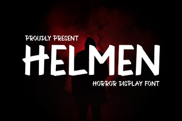 Helmen - Horror Font