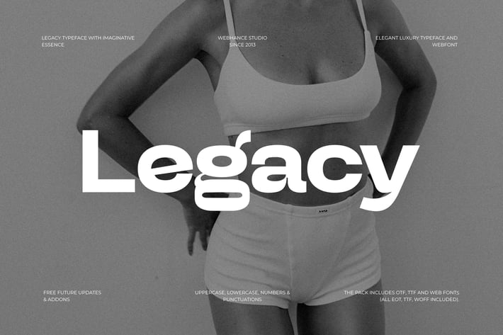 Legacy - Unique Sans-Serif font