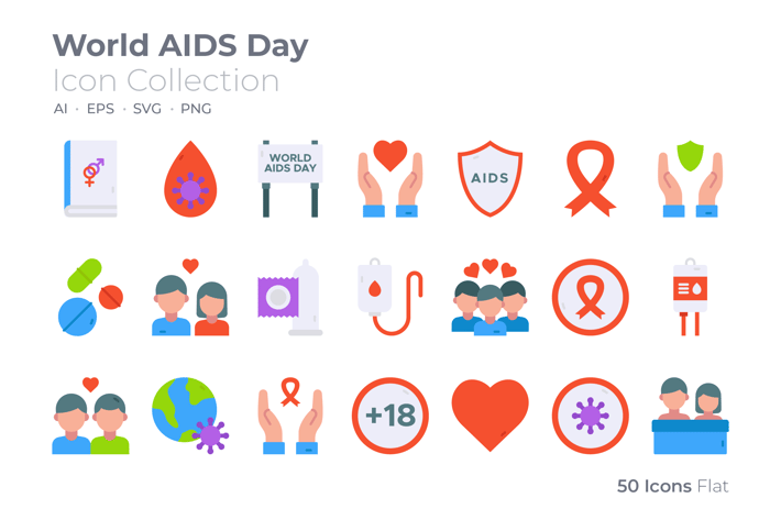 World AIDS Day Color Icon