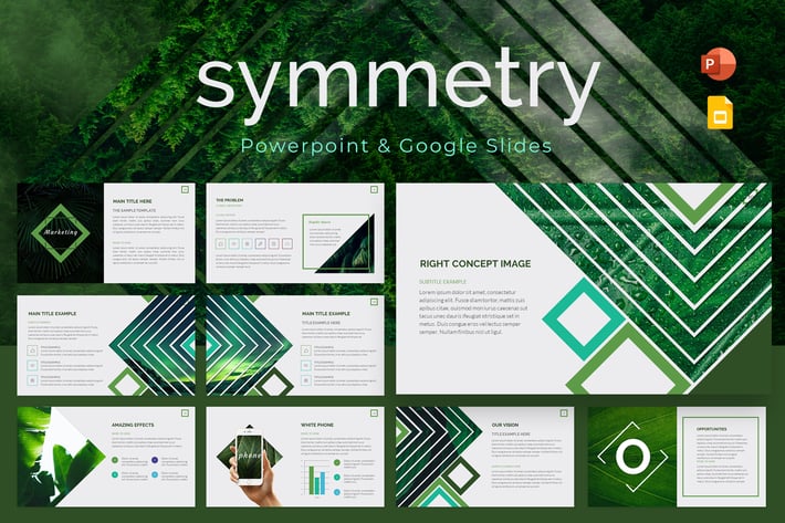 Symmetry Powerpoint & Google Slides Template