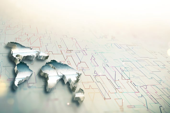 3d business background 