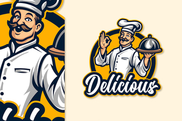 Chef Cartoon Logo 01