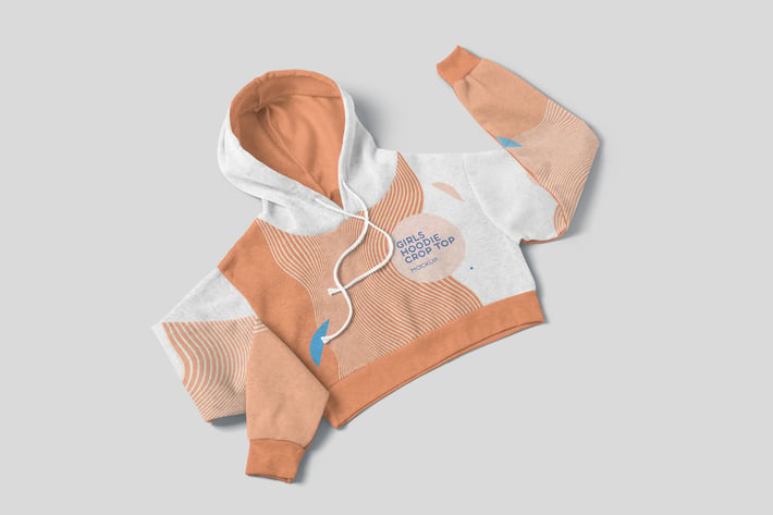 Crop Top Hoodie Mockups
