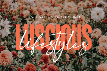 Luscious Lifestyles Font Duo