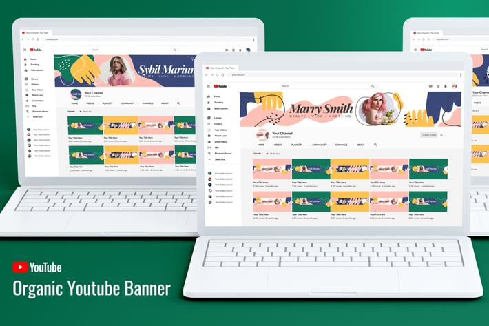 Youtube Channel Art - Aesthetic Header