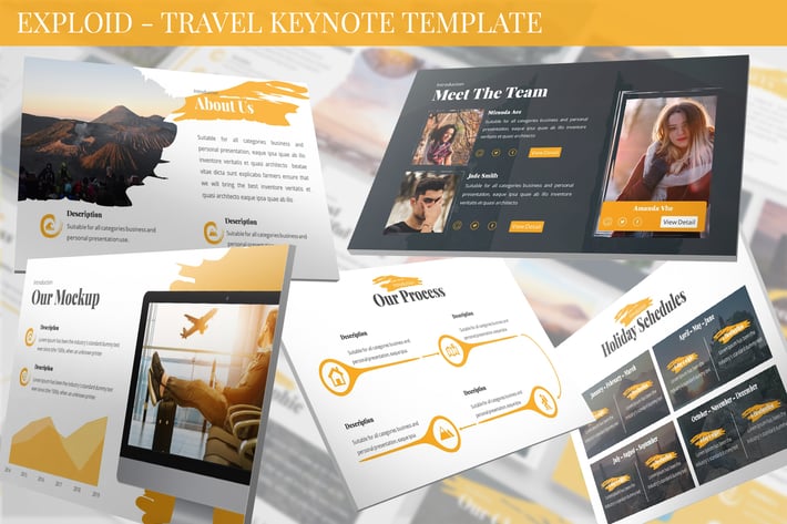 Exploid - Travel Keynote Template
