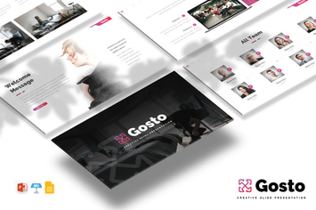 Gosto - Creative Slides PPTX / GSlides / Key