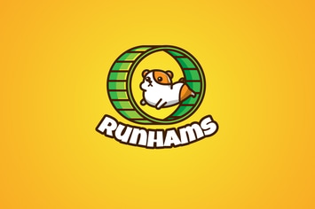hamster running - Mascot & Esport Logo