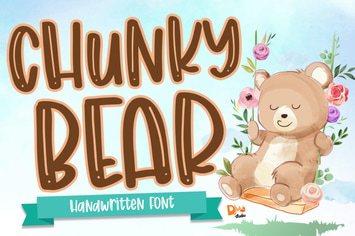 Chunky Bear - Handwritten Font