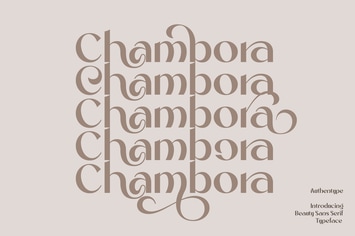 Chambora Beautiful Sans Serif