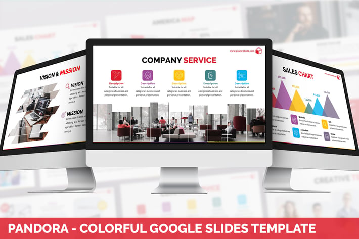 Pandora - Colorful Google Slides Template