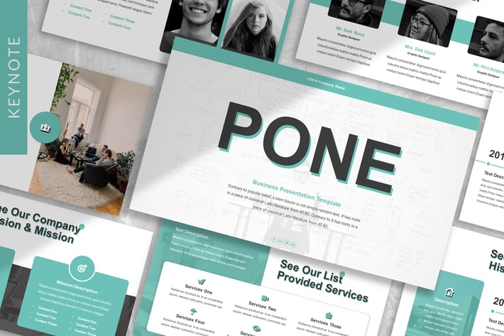Pone - Business Keynote Template
