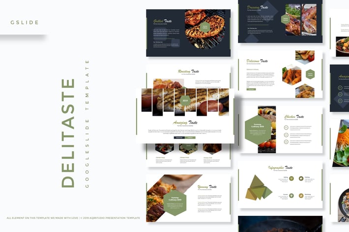 Delitaste - Google Slides Template