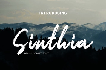 Sinthia - Brush Script Font