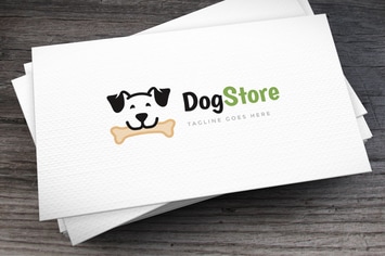 Dog Store Logo Template