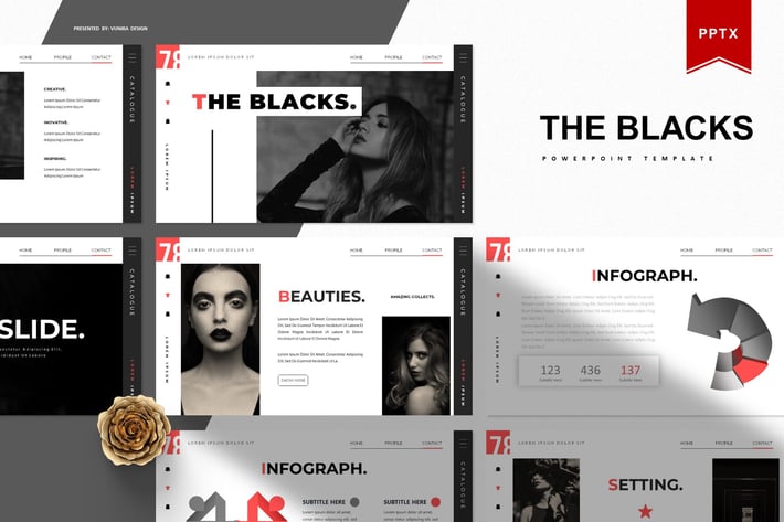 The Blacks | Powerpoint Template