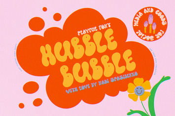 Hubble Bubble Font