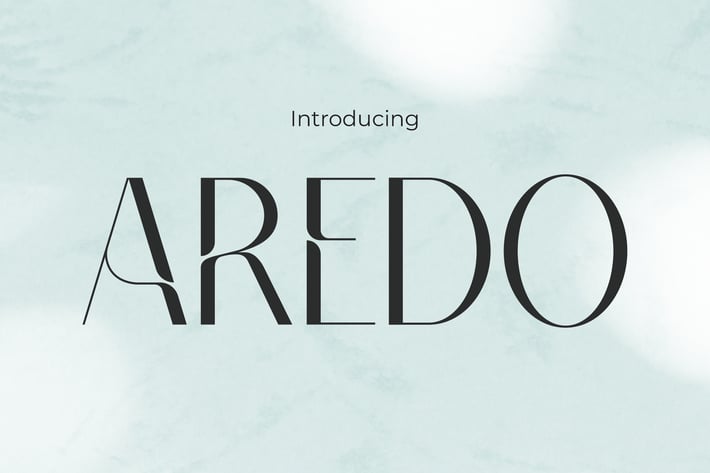 Aredo - Sleek Elegance Modern Font