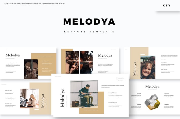 Melodya - Keynote Template
