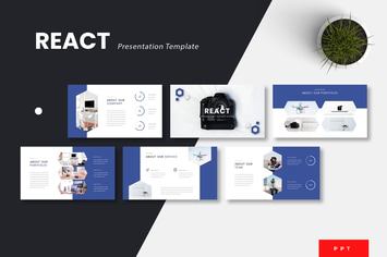 React - Technology Powerpoint Template
