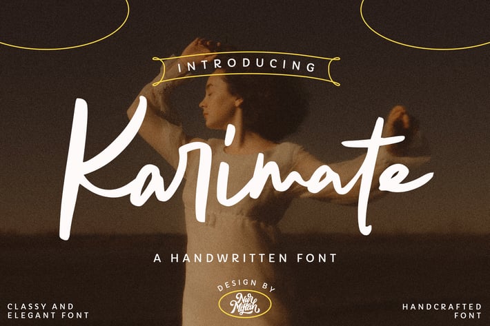 Karimate - Handwritten Font