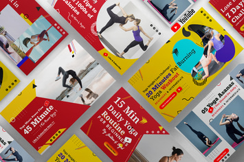 Yoga YouTube Thumbnails