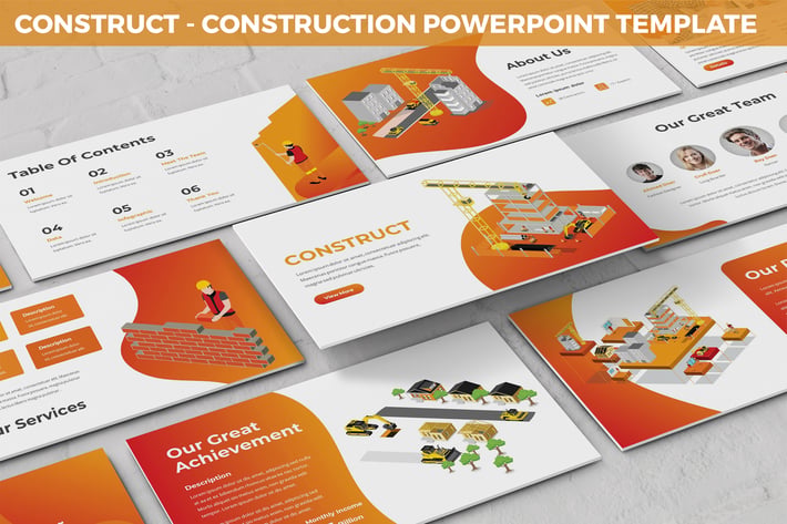 Construct - Construction Powerpoint Template