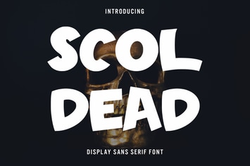 Scoldead - Display Sans Serif Font