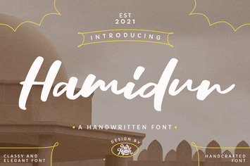Hamidun - Handwritten Font