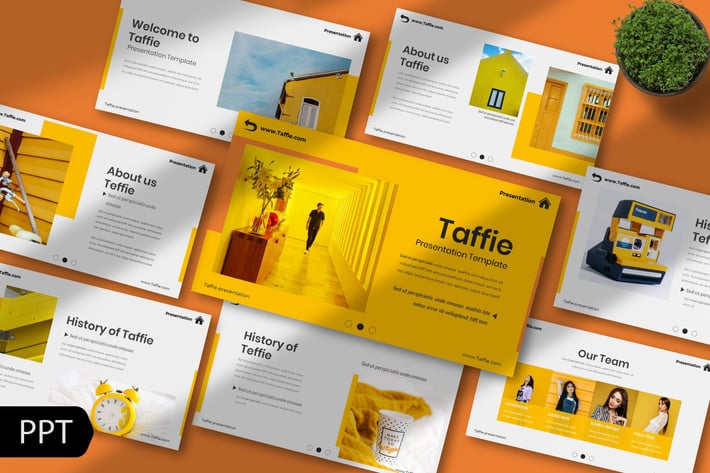 Taffie Creative Powerpoint Template