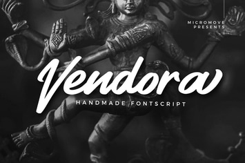 Vendora - Handmade Font