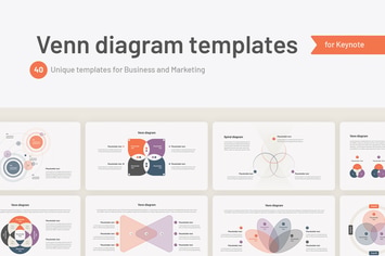 Venn diagram Keynote templates