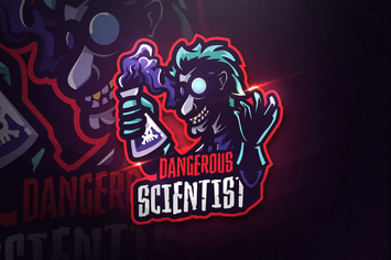 Dangerous Scientist - Mascot & Esport Logo