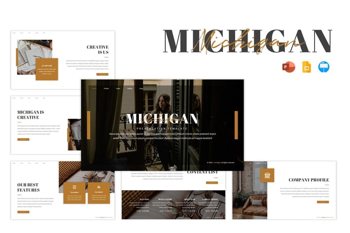 Michigan Presentation Template