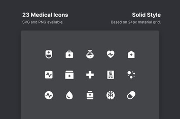 Medical Icons - Solid Style
