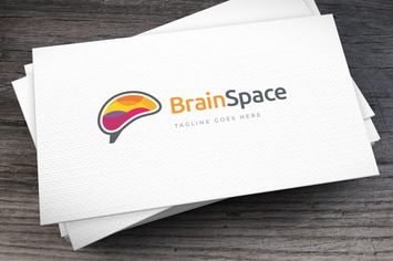 Brain Space Logo Template