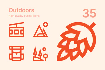 Outdoors icons