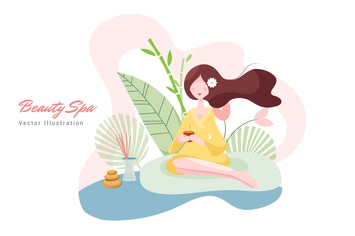 Beauty Spa Vector Illustration