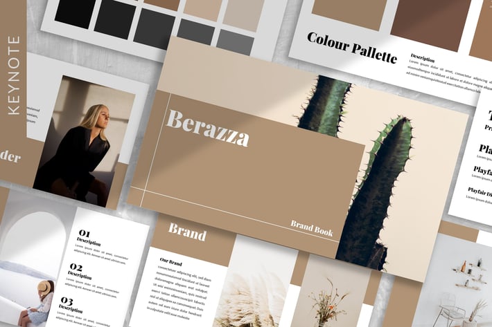 Berraza - Brandbook Keynote Template